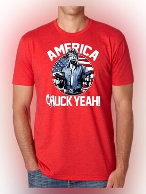 Patriotic USA Graphic T-Shirt Funny Action Hero Tee American Flag Shirt